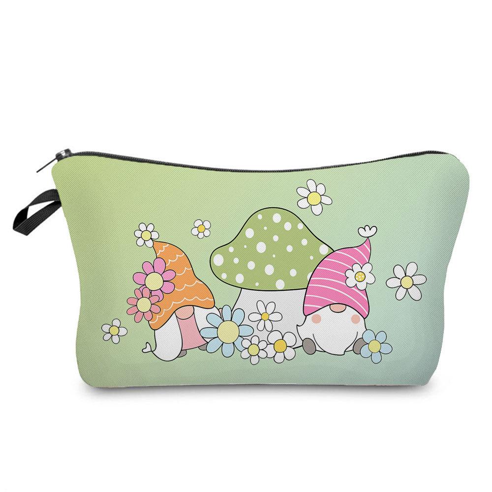 Damen Zwerge Druck Kosmetiktasche Toilettenartikel Organisieren Reise Aufbewahrungstasche 6392