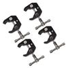 4pcs Aluminum Alloy Magic Arm Super Clamp Crab Big Pliers Clip with 1 4  3 8  Screw Hole for DSLR Camera