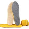 Lamb Wool Insoles Warm Wool Thickened Fleece Sweat-absorbing Breathable Winter Men and Women Universal Can Be Cut