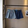 Bestseller 2025 Sommer Koreanischer Stil High Waist A-Linie Denimshorts für Damen