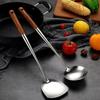 Colander Durable Not Easy To Rust Stainless Steel Primary Color Bull Polishing Cooking Utensils Stainless Steel Spoon Spoon