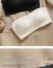 Seamless Strapless Skin-Tone Bandeau Bra for Women – Non-Slip, Off-Shoulder, Wireless Innerwear