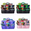 Multiple Pockets Teacher Tote Bag 600D Nylon Fabric Craft Organizer Tote Bag  Home Organization