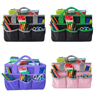 600D Nylon Stoff Buch Aufbewahrungstasche Bastel Organizer Tragetasche Für Basteln Schule Reisen Büro Schreibtisch
