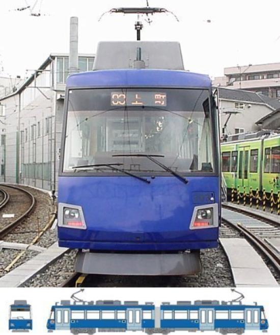 

N gauge NT85 Tokyu 300 series Classic (303F Blue)