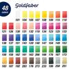 Faber-Castell Goldfaber Colored Pencil Set, 48 Colors In a Tin, 114748