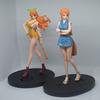 Anime Figure Realistic Shape Lovely Miniature Figurine One Piece Nami Action Figure Car Decor