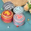 3Pcs Gradient Cake Cotton Yarns, Soft Rainbow Yarn Ball for Knitting and Crocheting Craft Project (300g X 3, 245M L Each) 100g