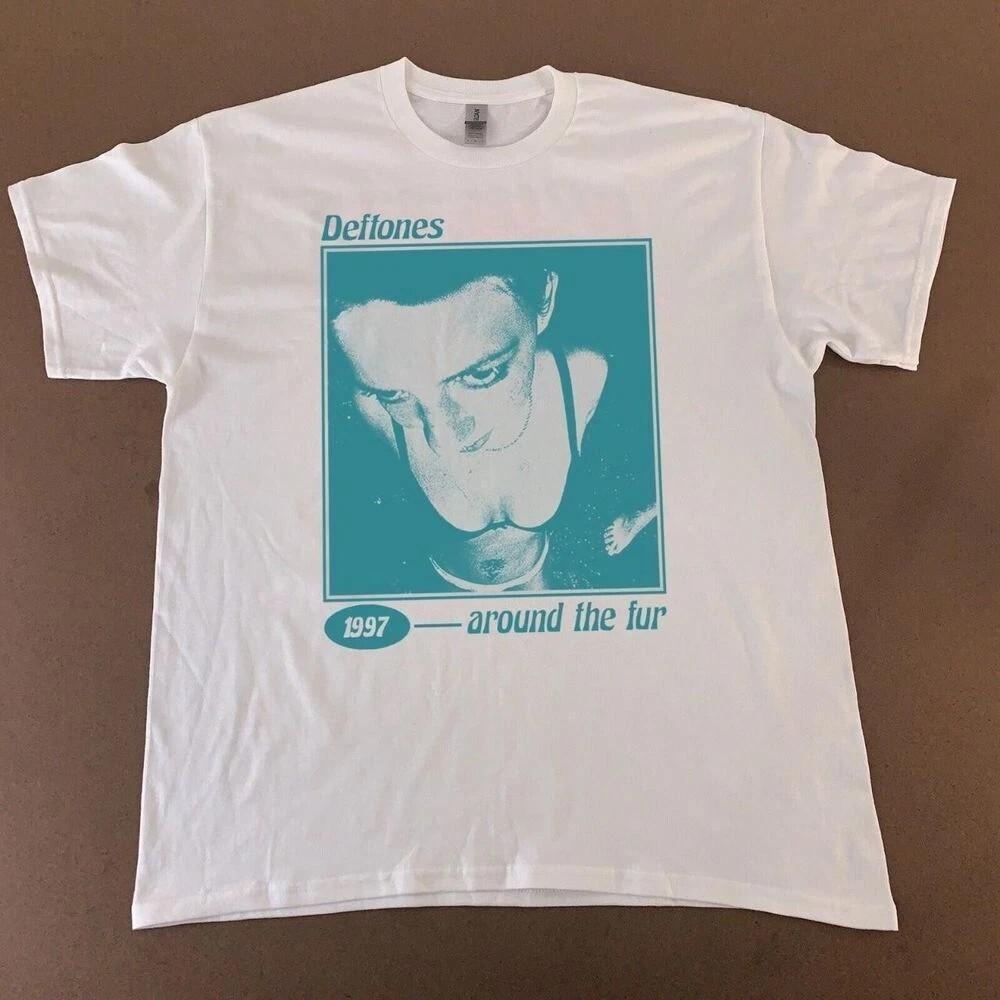Deftones Around The Fur Albums 90s white short sleeve Unisex T shirt S-5XL Unisex T-Shirt XL