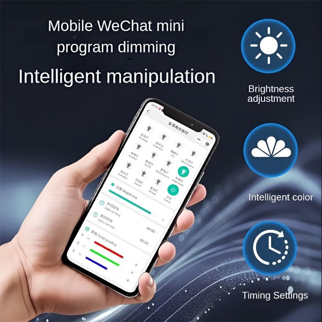 Intelligente Aquarium-Clip-Leuchte APP-Dimmbar Hoher CRI Aluminiumlegierung Fischbeckenlampe Mehrere Größen LED-Wasserpflanzenlicht