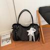 Girls' Style Bow-shaped Handbag, Cute Cross-body Bag for Women, Fashionable Commuter Bag