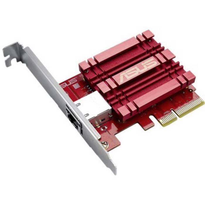 Carte ethernet 10go - asus - xg-c100c - pci express - 1 port rj45 - câble réseau cuivre