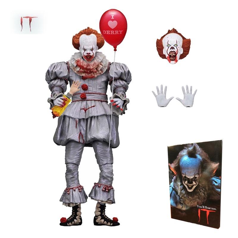 Neca Pennywise 7-Zoll-PVC-Actionfigur Stephen Kings Es-Thema Blutige Sonderausgabe