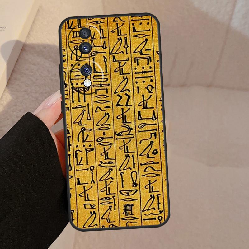 Egyptian Hieroglyphics For Honor Magic 8 Pro 6 5 7 Lite Case For Honor 400 200 90 70 50 X8c X8b X9a X9b X9c X9d Win