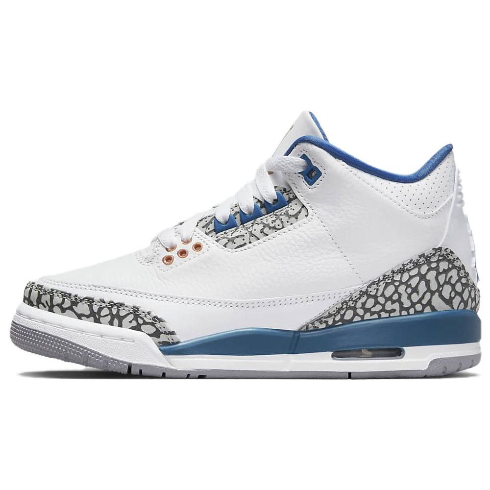 

Детские кроссовки Air Jordan 3 Retro GS Washington Wizards White True-Blue Metallic-Copper DM0967-148 36.5