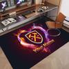 Custom Rug West Ham United football Pattern Print Name Text Soft Non‑Slip Floor Carpet for Home Indoor Decoration