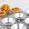 10pcs 7x4x2cm Bakeware For Egg Tart For Mold Hot Baking Tools Cupcake Cake Cookie Pudding Aluminum Kitchen Accessories Tools