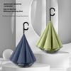 Large-Size C-Type Vehicle Mounted Automatic Umbrella Wind Resistant Double-Layer Color Matching Reverse Long Handle for Rainstor