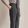 "Men's High-Waisted Corduroy Pants: Light Luxury Japanese Style, Versatile for Autumn/Winter"