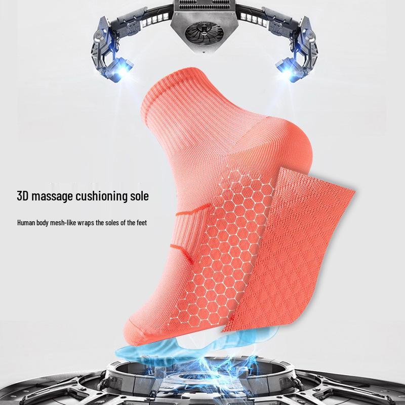 Unisex Breathable Marathon Running Socks - Sweat-Absorbent for Outdoor Sports & Training