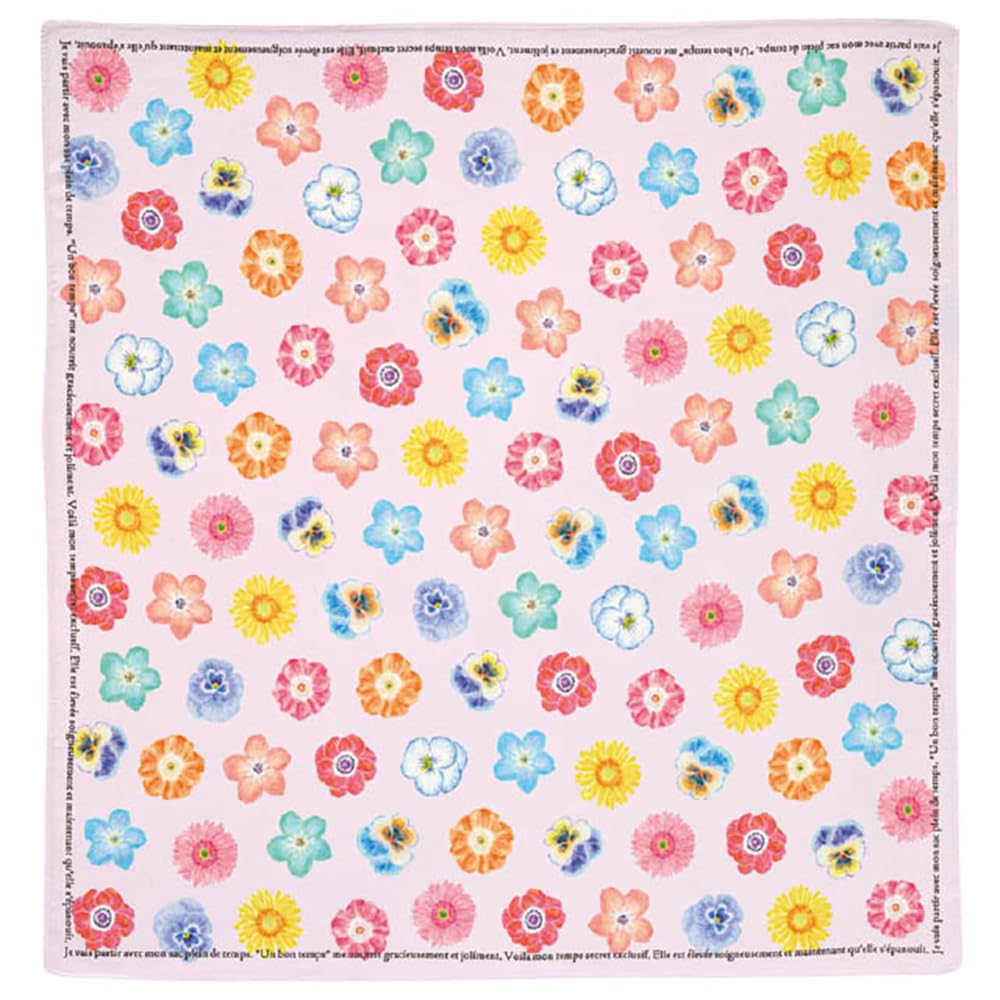 

HEADS Furoshiki Pink Cotton Floral 10 Pieces (CTN-FUR1) Print, 50x50cm, розовый