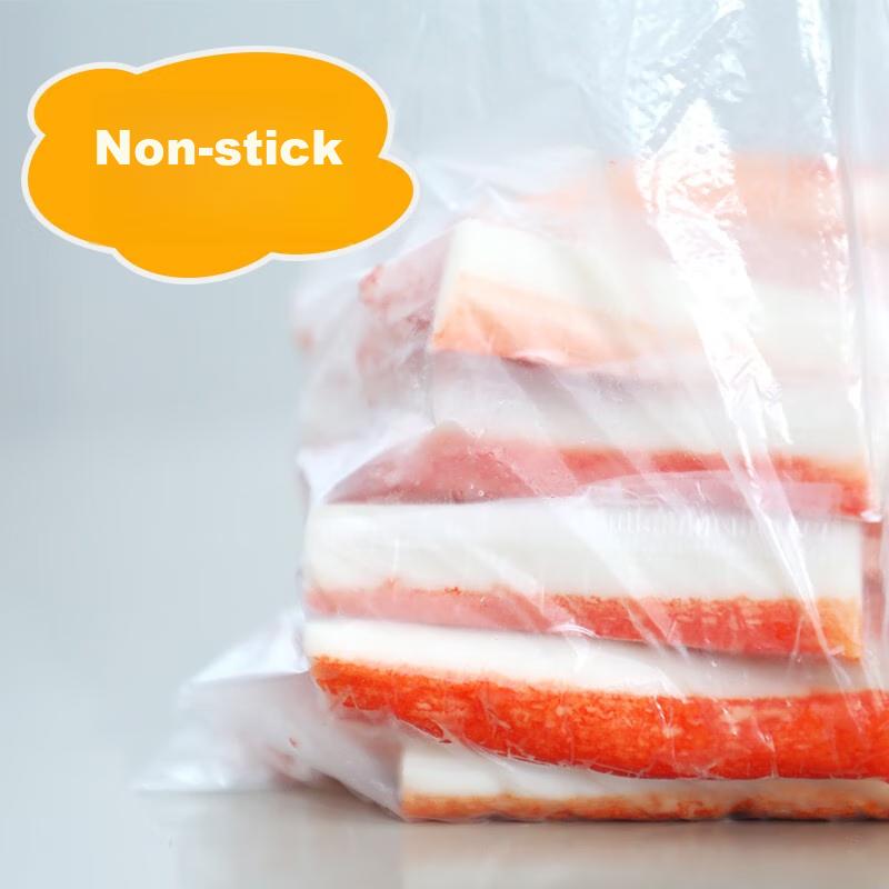 MIAOJIE Thick Pointed Perforated Food Storage Bags, Large Size, 450 Count, Plastic Food Bags