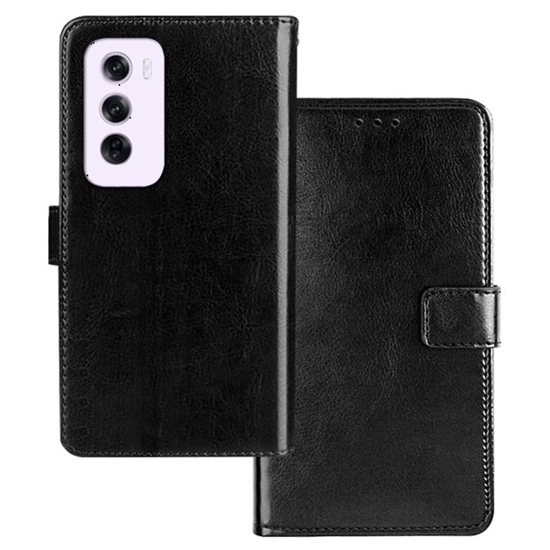 Für Oppo Reno12 Pro 5G (Global) Hülle Kartenfächer Halter Leder Handyhülle Crazy Horse Textur