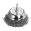 Cup Brush with Shank, Wavy Wire, 60mm, Paint Removal, Vorsthal