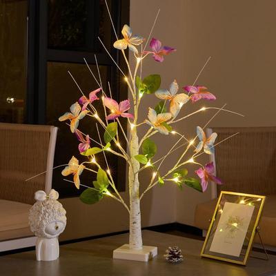 Nordic Minimalist Phalaenopsis Leaf Decorative Bedside Night Light for Living Room or Courtyard