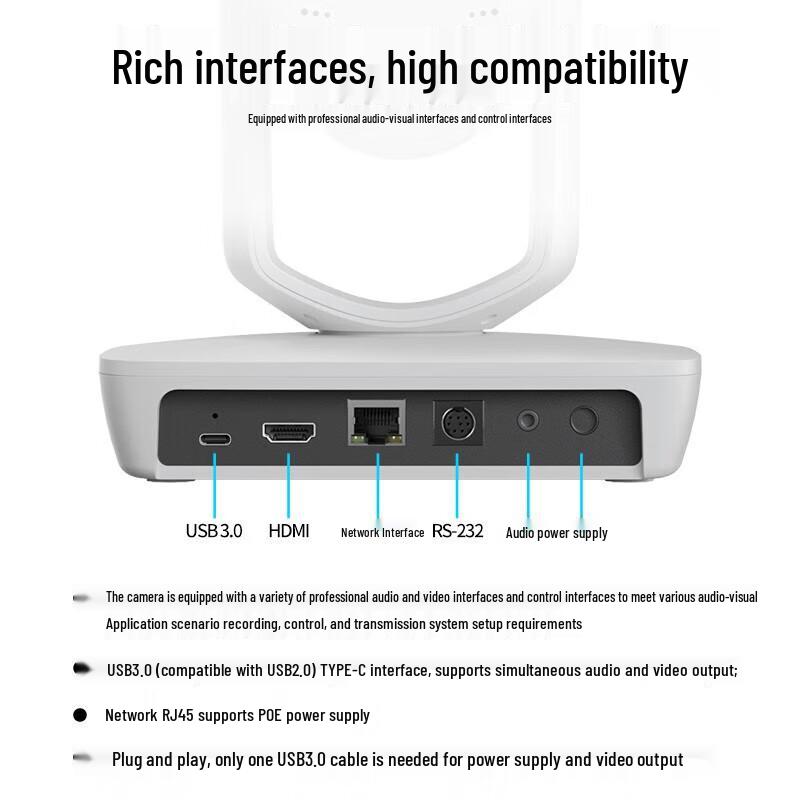 Professional HD Live Streaming & Conference Webcam