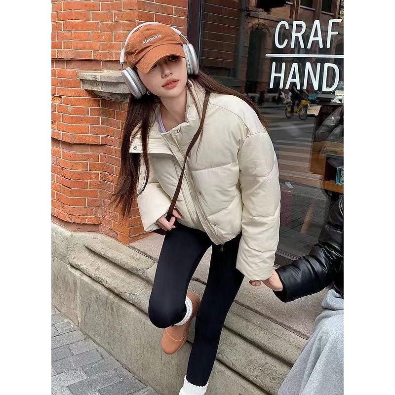 Winter Coat Women Parkas Stand Collar Casual Loose Thicken Warm Zipper Coats Korean Fall Winter Fashion Female Parkas