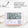 Digital Timer with Loud Alarm Large Screen Mute ON/Off Switch Kitchen Timer with Hanging Hole Bracket Time Reminder Tool for Home