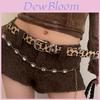 Animal Print Pu Leather Belt For Women With Metal Buckle Vintage Fashion Accessory