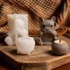 French Bulldog Silicone Mould For Casting Perfect For Making Unique Candle Holders And Flower Pots