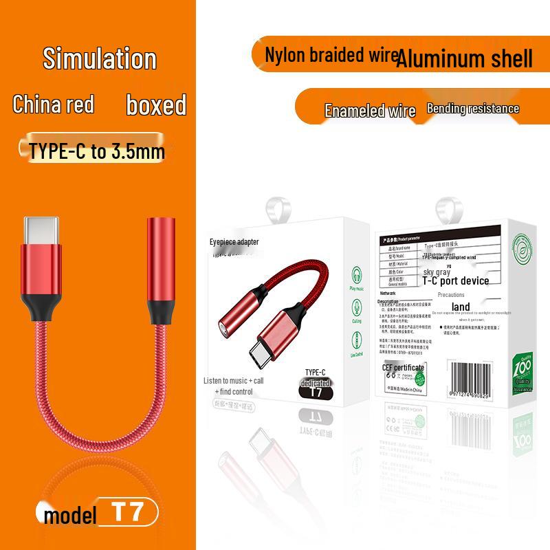 Type-C to 3.5mm Audio Adapter for Huawei, Xiaomi, Vivo Phones