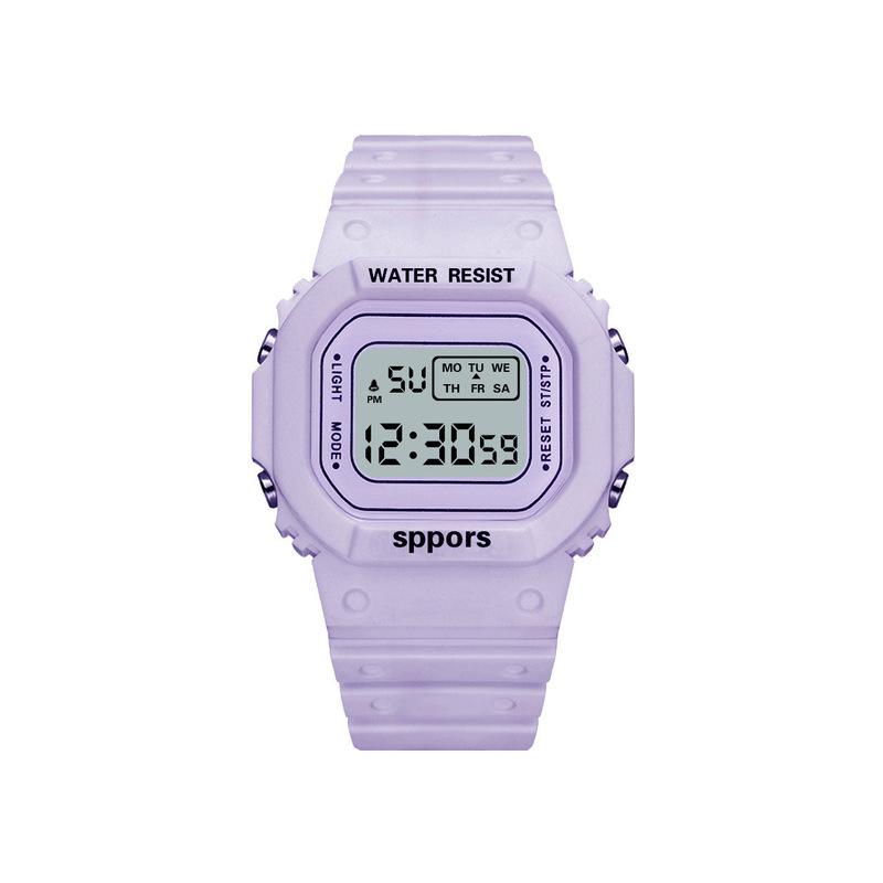 UTHAI CE117 Sports Electronic Watch Unisex Square Watches Students Digital Wristwatch Waterproof Clock Bracelet For LED