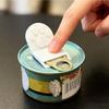 Cute Non-Slip Grip Cat Food Can Opener Easy-Clean Plastic Bottle Opener Cat Paw Ergonomic Canned Food Opener Cat Dog