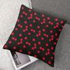 Scarlet Vine square Jacquard Pillow Cover for Sofa Office Waist Cushion Cover Home Decorative Pillowcase