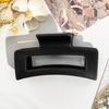 8.5cm Matte Korean Style Square Hair Clip: Elegant Half-Up Shark Clip for Women's New Updo Hair Styling