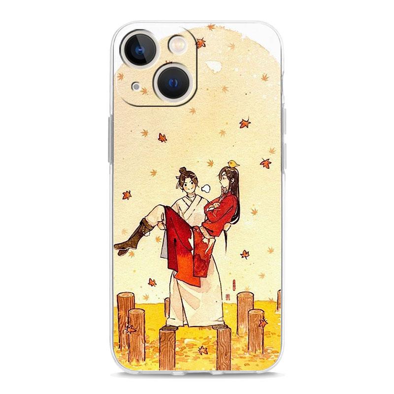 

Phone Case For iPhone 15 14 13 12 11 Pro Max XS X XR 7 8 Plus Clear Shockproof Cover Heaven Official s Blessing Tian Guan Ci Fu iPhone 14 Pro