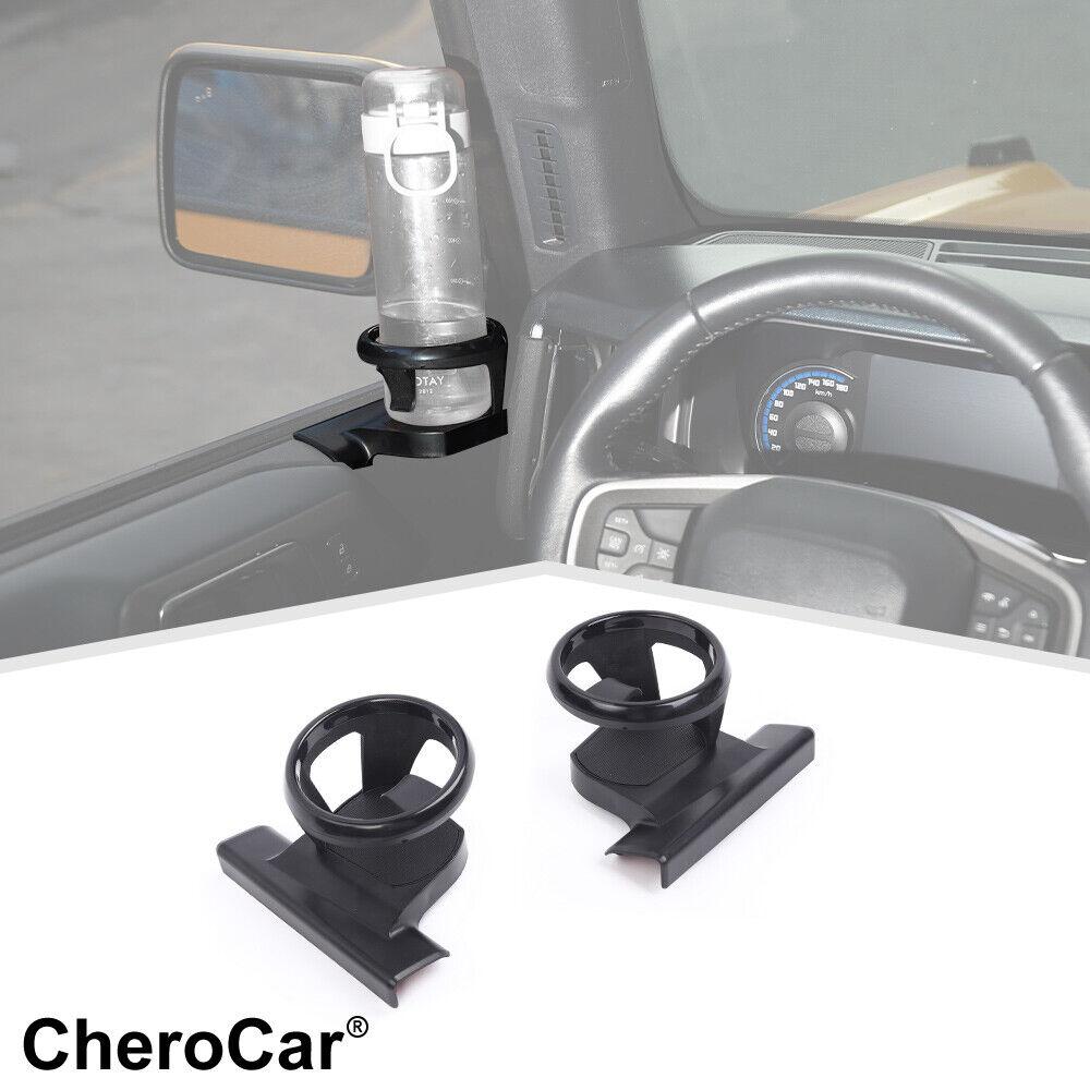 Car Front Door Window Cup Holder Bottle Drink Stand Holder For Ford Bronco +
