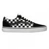 Womens/Ladies Ward Checkered Suede Trainers