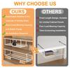 Organizer 15.7-27.6 In Shoe Rack Hanging Retractable Shoe Storage Multifunctional Adjustable Under Cabinet Shelf Closet