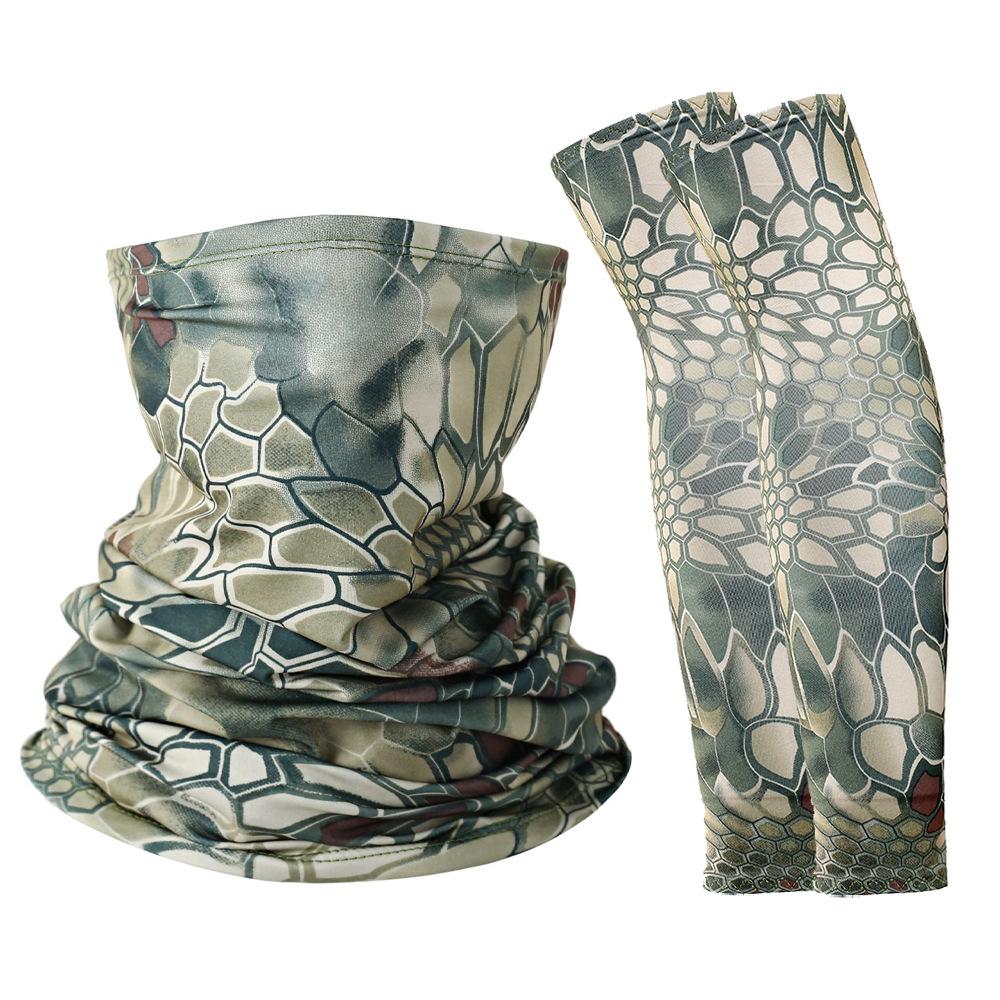 

Нарукавні рукави Дихаючий лід Швидковисихаючий чохол для обличчя Шапка Балаклава Армійський Тактичний біг Спортивний одяг Захист від сонця