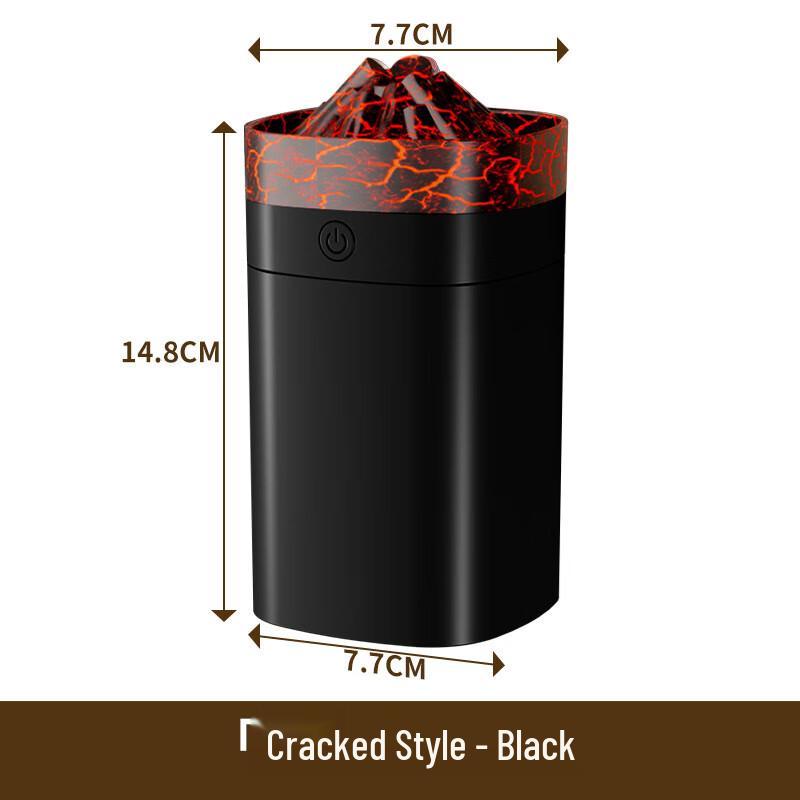 Цветной увлажнитель-вулкан