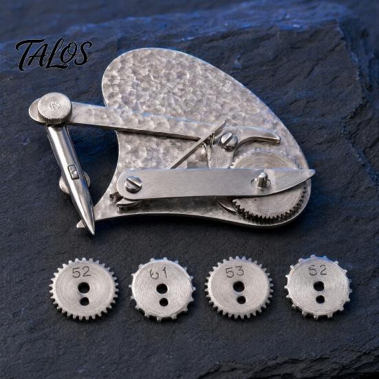 Set di Pennelli Precisione Vintage per Punti, Rotella Intercambiabile per Linee Tratteggiate, Incisore a Doppia Modalità per Disegno, Regalo per Architetto