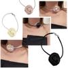 Vintage Boho Big Flower Choker Necklace for Women Gifts Elegant Clavicle Chain Necklace Fashion Jewelry Accessories
