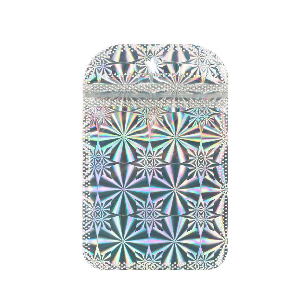 

quality Foldable Resealable Zip lock Bag Self Sealing Pouches Aluminum Foil Pouch Packaging Bag 7*11cm