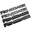 Three Dimensional ABS Car RENEGADE Emblem Trunk Rear Sticker Decoration Decal Accessories For Renegade Grand Cherokee