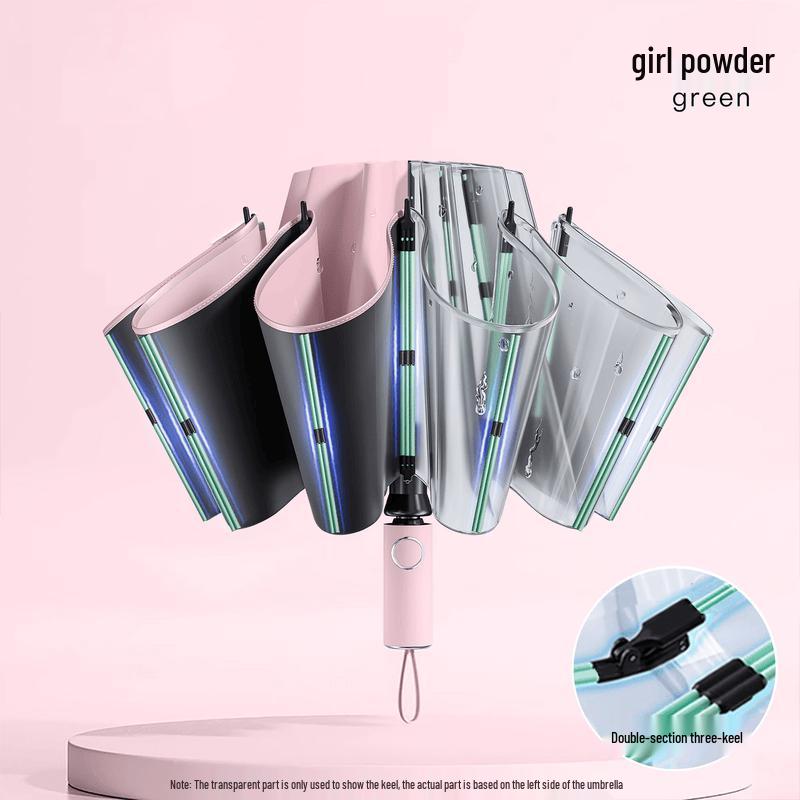Automatic 24-Rib Sun/Rain Umbrella